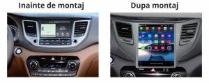 Navigatie dedicata cu Android tip tesla Hyundai Tucson 2015 - 2018, 4GB RAM, Radio GPS Dual Zone, Touchscreen IPS 9.7" HD, Internet Wi-Fi si slot SIM 4G, Bluetooth, MirrorLink, USB 100010828