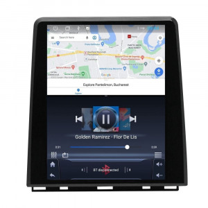 Navigatie dedicata cu Android tip tesla Renault Clio V dupa 2019, 2GB RAM, Radio GPS Dual Zone, Touchscreen IPS 9.7" HD, Internet Wi-Fi, Bluetooth, MirrorLink, USB, Waze 99938