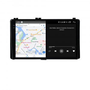 Navigatie dedicata cu Android Toyota Auris 2015 - 2019, 4GB RAM, Radio GPS Dual Zone, Display 2K QLED 9.5" Touchscreen, Internet Wi-Fi si slot SIM 4G, Bluetooth, MirrorLink, USB, Waze 104778