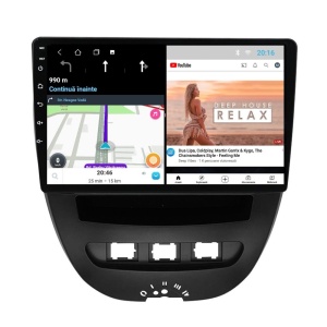 Navigatie dedicata cu Android Toyota Aygo 2005 - 2014, 2GB RAM, Radio GPS Dual Zone, Display HD IPS 10" Touchscreen, Internet Wi-Fi, Bluetooth, MirrorLink, USB 100510878