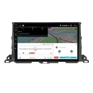 Navigatie dedicata cu Android Toyota Highlander 2013 - 2021, 4GB RAM, Radio GPS Dual Zone, Display HD QLED 10" Touchscreen, Internet Wi-Fi si slot SIM 4G, Bluetooth, MirrorLink, USB 100292418