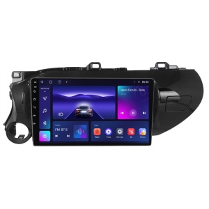 Navigatie dedicata cu Android Toyota Hilux VIII dupa 2015, 2GB RAM, Radio GPS Dual Zone, Display HD QLED 10" Touchscreen, Internet Wi-Fi si slot SIM 4G, Bluetooth, MirrorLink, USB 100257858