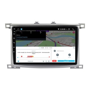 Navigatie dedicata cu Android Toyota Land Cruiser J100 2002 - 2008, 4GB RAM, Radio GPS Dual Zone, Display HD QLED 10" Touchscreen, Internet Wi-Fi si slot SIM 4G, Bluetooth, MirrorLink, USB 100293138