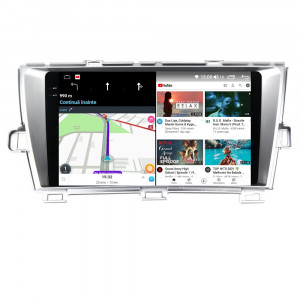 Navigatie dedicata cu Android Toyota Prius 2009 - 2015, 8GB RAM, Radio GPS Dual Zone, Display 2K QLED 9.5" Touchscreen, Internet Wi-Fi si slot SIM 4G, Bluetooth, MirrorLink, USB, Waze 110478