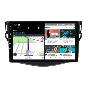 Navigatie dedicata cu Android Toyota Rav4 III 2005 - 2013, 4GB RAM, Radio GPS Dual Zone, Display HD QLED 9" Touchscreen, Internet Wi-Fi si slot SIM 4G, Bluetooth, MirrorLink, USB 100267038