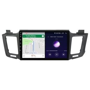 Navigatie dedicata cu Android Toyota Rav4 IV 2013 - 2018, 4GB RAM, Radio GPS Dual Zone, Display HD QLED 10" Touchscreen, Internet Wi-Fi si slot SIM 4G, Bluetooth, MirrorLink, USB 100289868
