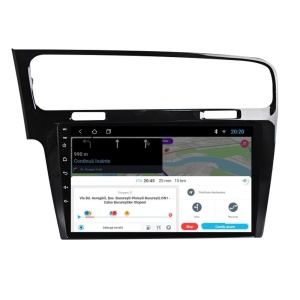 Navigatie dedicata cu Android VW Golf VII 2012 - 2019, negru, 2GB RAM, Radio GPS Dual Zone, Display HD IPS 10" Touchscreen, Internet Wi-Fi, Bluetooth, MirrorLink, USB 100511448