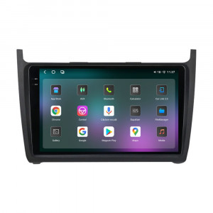 Navigatie dedicata cu Android VW Polo 6R 2009 - 2018, 12GB RAM, Radio GPS Dual Zone, Display 2K QLED 9.5" Touchscreen, Internet Wi-Fi si slot SIM 4G, Bluetooth, MirrorLink, USB, Waze 96328