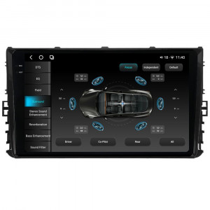 Navigatie dedicata cu Android VW T-Cross dupa 2018, 12GB RAM, Radio GPS Dual Zone, Display 2K QLED 9.5" Touchscreen, Internet Wi-Fi si slot SIM 4G, Bluetooth, MirrorLink, USB, Waze 99198