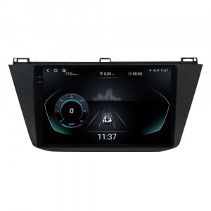 Navigatie dedicata cu Android VW Tiguan II dupa 2016, 12GB RAM, Radio GPS Dual Zone, Display 2K QLED 10.36" Touchscreen, Internet Wi-Fi si slot SIM 4G, Bluetooth, MirrorLink, USB, Waze 96338