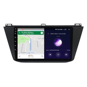 Navigatie dedicata cu Android VW Tiguan II dupa 2016, 4GB RAM, Radio GPS Dual Zone, Display HD IPS 10" Touchscreen, Internet Wi-Fi, Bluetooth, MirrorLink, USB - Img 6