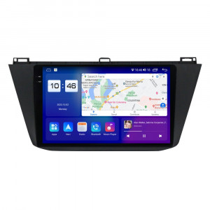 Navigatie dedicata cu Android VW Tiguan II dupa 2016, 4GB RAM, Radio GPS Dual Zone, Display 2K QLED 10.36" Touchscreen, Internet Wi-Fi si slot SIM 4G, Bluetooth, MirrorLink, USB, Waze 104608