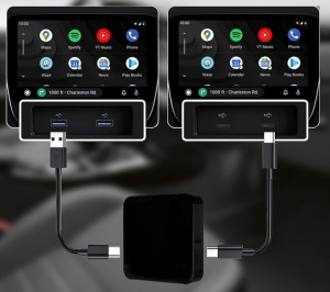 Adaptor wireless Apple CarPlay si Android Auto pentru masini care au aceste functii prin cablu 113309