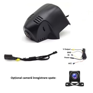 Camera DVR inregistrare trafic dedicata Seat Leon 5F 2013 - 2020 model B, 4K 3840x2160, Night Vision, Wi-Fi - Img 3