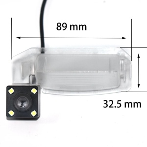 Camera marsarier dedicata Citroen C-Crosser 2007 - 2012 tip lampa numar, AHD 720P, Night Vision, rezistenta la apa si praf, cablu video 6m 100010659