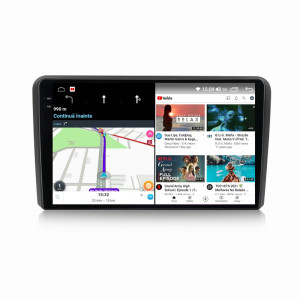 Navigatie dedicata cu Android Audi A3 (8P1) 2003 - 2013, 12GB RAM, Radio GPS Dual Zone, Display 2K QLED 9.5" Touchscreen, Internet Wi-Fi si slot SIM 4G, Bluetooth, MirrorLink, USB, Waze 99339