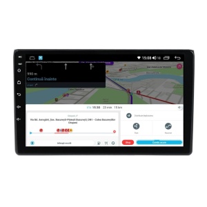 Navigatie dedicata cu Android Audi A4 (B6, B7) 2000 - 2008, 2GB RAM, Radio GPS Dual Zone, Display HD QLED 9" Touchscreen, Internet Wi-Fi si slot SIM 4G, Bluetooth, MirrorLink, USB 100290639