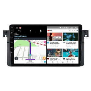 Navigatie dedicata cu Android BMW Seria 3 (E46) 1997 - 2005, 4GB RAM, Radio GPS Dual Zone, Display HD QLED 9" Touchscreen, Internet Wi-Fi si slot SIM 4G, Bluetooth, MirrorLink, USB 100265769