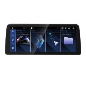 Navigatie dedicata cu Android BMW Seria 3 (E90) 2008 - 2013 cu navigatie CIC, 6GB RAM, Radio GPS Dual Zone, Display QLED 12.3" Touchscreen, Internet Wi-Fi si slot SIM 4G, Bluetooth, MirrorLink, USB