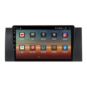 Navigatie dedicata cu Android BMW Seria 5 (E39) 1995 - 2003, 4GB RAM, Radio GPS Dual Zone, Display HD QLED 9" Touchscreen, Internet Wi-Fi si slot SIM 4G, Bluetooth, MirrorLink, USB 100250199