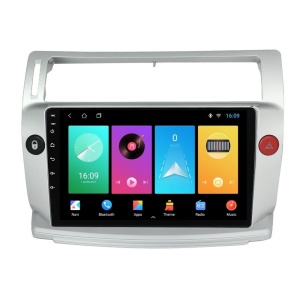 Navigatie dedicata cu Android Citroen C4 I 2004 - 2009, 2GB RAM, Radio GPS Dual Zone, Display HD IPS 9" Touchscreen, Internet Wi-Fi, Bluetooth, MirrorLink, USB