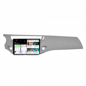 Navigatie dedicata cu Android Citroen DS3 2009 - 2018, gri, 4GB RAM, Radio GPS Dual Zone, Display 2K QLED 9.5" Touchscreen, Internet Wi-Fi si slot SIM 4G, Bluetooth, MirrorLink, USB, Waze 109909
