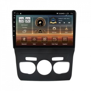 Navigatie dedicata cu Android Citroen DS4 2010 - 2018, clima automata, 6GB RAM, Radio GPS Dual Zone, Display HD QLED 10" Touchscreen, Internet Wi-Fi si slot SIM 4G, Bluetooth, MirrorLink, USB