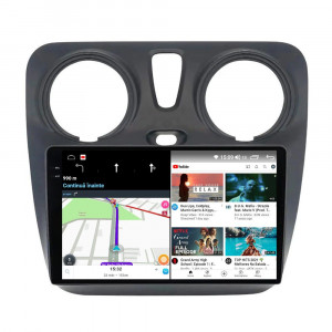 Navigatie dedicata cu Android Dacia Lodgy dupa 2012, 12GB RAM, Radio GPS Dual Zone, Display 2K QLED 9.5" Touchscreen, Internet Wi-Fi si slot SIM 4G, Bluetooth, MirrorLink, USB, Waze 99739