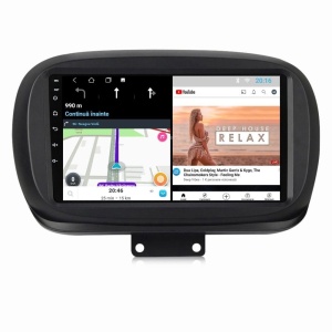 Navigatie dedicata cu Android Fiat 500X dupa 2014, 2GB RAM, Radio GPS Dual Zone, Display HD IPS 9" Touchscreen, Internet Wi-Fi, Bluetooth, MirrorLink, USB 100512429