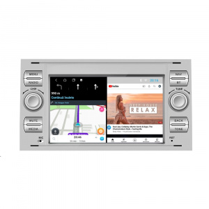 Navigatie dedicata cu Android Ford Focus II 2004 - 2007, gri, 2GB RAM, Radio GPS Dual Zone, Display HD 7" Touchscreen, Internet Wi-Fi, Bluetooth, MirrorLink, USB 113189