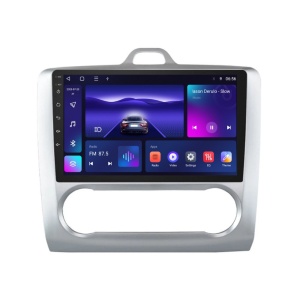 Navigatie dedicata cu Android Ford Focus II 2004 - 2011, clima automata, 2GB RAM, Radio GPS Dual Zone, Display HD QLED 9" Touchscreen, Internet Wi-Fi si slot SIM 4G, Bluetooth, MirrorLink, USB 100255179