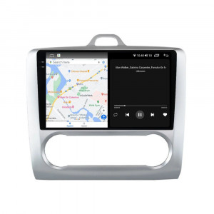Navigatie dedicata cu Android Ford Focus II 2004 - 2011, clima automata, 4GB RAM, Radio GPS Dual Zone, Display 2K QLED 9.5" Touchscreen, Internet Wi-Fi si slot SIM 4G, Bluetooth, MirrorLink, USB, Waze 103929