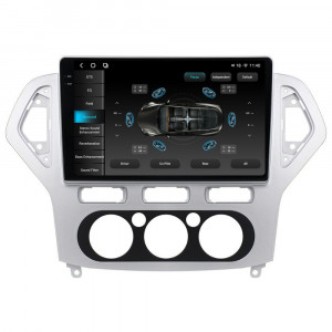 Navigatie dedicata cu Android Ford Mondeo IV 2007 - 2011, clima manuala, 12GB RAM, Radio GPS Dual Zone, Display 2K QLED 10.36" Touchscreen, Internet Wi-Fi si slot SIM 4G, Bluetooth, MirrorLink, USB, Waze 97769