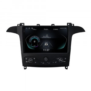 Navigatie dedicata cu Android Ford S-Max I / Galaxy II 2006 - 2015 cu navigatie originala, 12GB RAM, Radio GPS Dual Zone, Display 2K QLED 9.5" Touchscreen, Internet Wi-Fi si slot SIM 4G, Bluetooth, MirrorLink, USB, Waze 96649