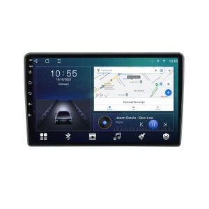 Navigatie dedicata cu Android Ford Transit dupa 2020, 2GB RAM, Radio GPS Dual Zone, Display HD QLED 10" Touchscreen, Internet Wi-Fi si slot SIM 4G, Bluetooth, MirrorLink, USB