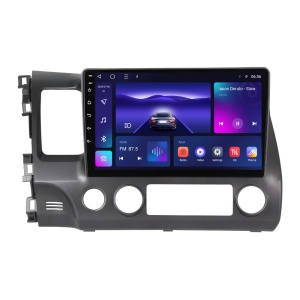 Navigatie dedicata cu Android Honda Civic VIII Sedan 2006 - 2011, 2GB RAM, Radio GPS Dual Zone, Display HD QLED 10" Touchscreen, Internet Wi-Fi si slot SIM 4G, Bluetooth, MirrorLink, USB 100255269