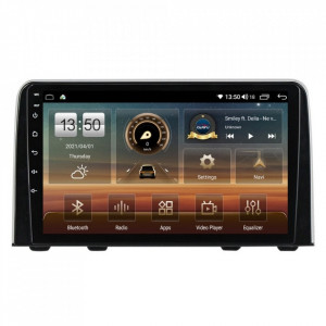Navigatie dedicata cu Android Honda CR-V V 2017 - 2022, 6GB RAM, Radio GPS Dual Zone, Display HD QLED 9" Touchscreen, Internet Wi-Fi si slot SIM 4G, Bluetooth, MirrorLink, USB