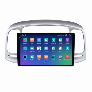 Navigatie dedicata cu Android Hyundai Accent III 2005 - 2010, 8GB RAM, Radio GPS Dual Zone, Display 2K QLED 9.5" Touchscreen, Internet Wi-Fi si slot SIM 4G, Bluetooth, MirrorLink, USB, Waze 110159