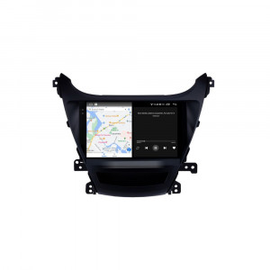 Navigatie dedicata cu Android Hyundai Elantra V 2014 - 2016, 4GB RAM, Radio GPS Dual Zone, Display 2K QLED 9.5" Touchscreen, Internet Wi-Fi si slot SIM 4G, Bluetooth, MirrorLink, USB, Waze 104989
