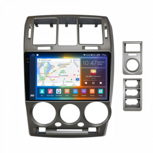 Navigatie dedicata cu Android Hyundai Getz 2001 - 2011, 4GB RAM, Radio GPS Dual Zone, Display 2K QLED 9.5" Touchscreen, Internet Wi-Fi si slot SIM 4G, Bluetooth, MirrorLink, USB, Waze 105629