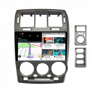 Navigatie dedicata cu Android Hyundai Getz 2001 - 2011, 4GB RAM, Radio GPS Dual Zone, Display 2K QLED 9.5" Touchscreen, Internet Wi-Fi si slot SIM 4G, Bluetooth, MirrorLink, USB, Waze 109669