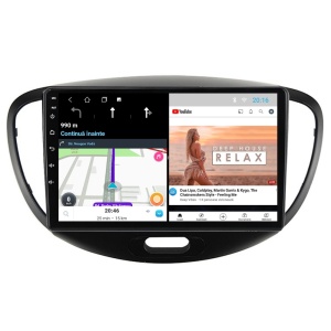 Navigatie dedicata cu Android Hyundai i10 2007 - 2013, 1GB RAM, Radio GPS Dual Zone, Display HD IPS 9" Touchscreen, Internet Wi-Fi, Bluetooth, MirrorLink, USB 100520769