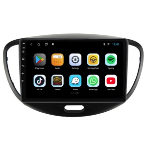 Navigatie dedicata cu Android Hyundai i10 2007 - 2013, 2GB RAM, Radio GPS Dual Zone, Display HD QLED 9" Touchscreen, Internet Wi-Fi si slot SIM 4G, Bluetooth, MirrorLink, USB 100274559