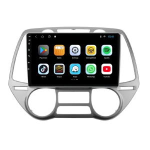 Navigatie dedicata cu Android Hyundai i20 2008 - 2012, clima automata, 1GB RAM, Radio GPS Dual Zone, Display HD IPS 9" Touchscreen, Internet Wi-Fi, Bluetooth, MirrorLink, USB 100496349