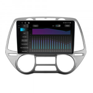 Navigatie dedicata cu Android Hyundai i20 2008 - 2012, clima automata, 12GB RAM, Radio GPS Dual Zone, Display 2K QLED 9.5" Touchscreen, Internet Wi-Fi si slot SIM 4G, Bluetooth, MirrorLink, USB, Waze 98999