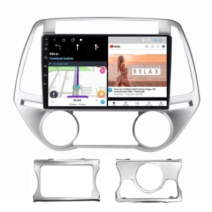 Navigatie dedicata cu Android Hyundai i20 2012 - 2014, 1GB RAM, Radio GPS Dual Zone, Display HD IPS 9" Touchscreen, Internet Wi-Fi, Bluetooth, MirrorLink, USB 100514859