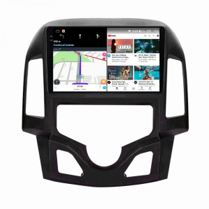Navigatie dedicata cu Android Hyundai i30 2007 - 2012, clima automata, 12GB RAM, Radio GPS Dual Zone, Display 2K QLED 9.5" Touchscreen, Internet Wi-Fi si slot SIM 4G, Bluetooth, MirrorLink, USB, Waze 99389