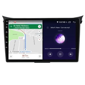 Navigatie dedicata cu Android Hyundai i30 2011 - 2017, 4GB RAM, Radio GPS Dual Zone, Display HD QLED 9" Touchscreen, Internet Wi-Fi si slot SIM 4G, Bluetooth, MirrorLink, USB 100267479