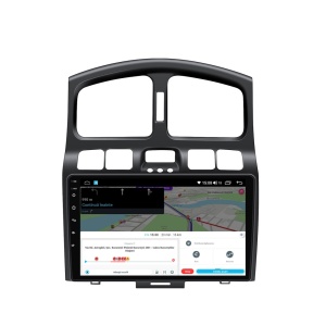 Navigatie dedicata cu Android Hyundai Santa Fe I 2000 - 2006, 2GB RAM, Radio GPS Dual Zone, Display HD QLED 9" Touchscreen, Internet Wi-Fi si slot SIM 4G, Bluetooth, MirrorLink, USB 100290309