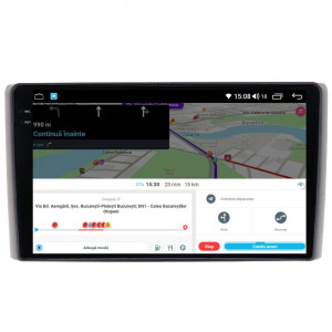 Navigatie dedicata cu Android Iveco Daily 2006 - 2014, 4GB RAM, Radio GPS Dual Zone, Display 2K QLED 9.5" Touchscreen, Internet Wi-Fi si slot SIM 4G, Bluetooth, MirrorLink, USB, Waze 112229